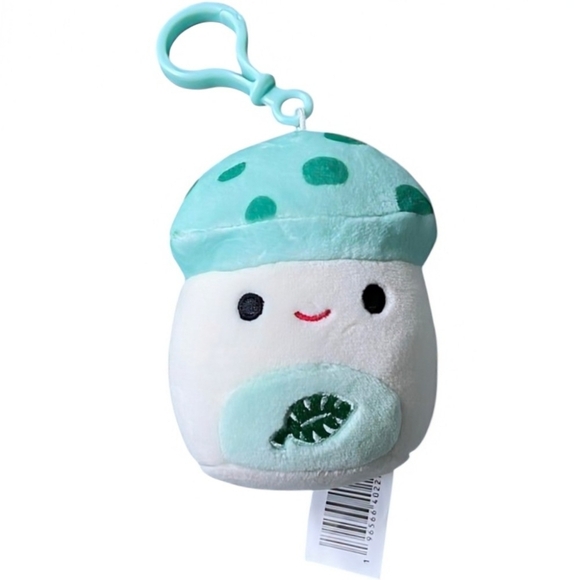 NEW Squishmallows Clip-On Sydney the Mushroom - Picture 1 of 2